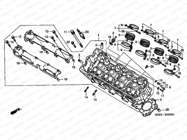 E-2 CYLINDER HEAD