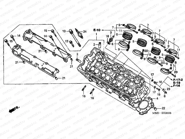 E-2 CYLINDER HEAD