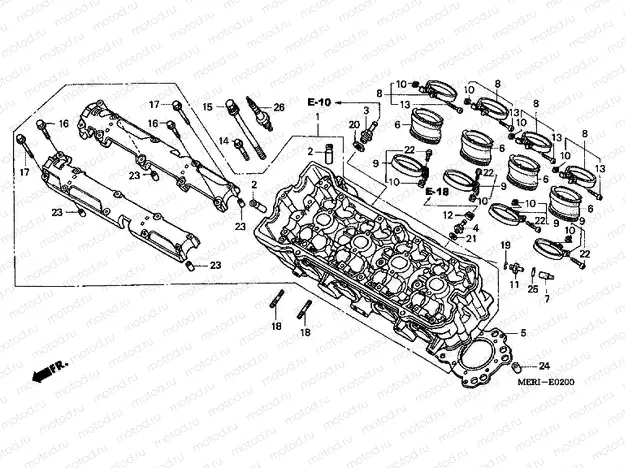 E-2 CYLINDER HEAD