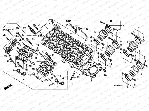 E-2 CYLINDER HEAD