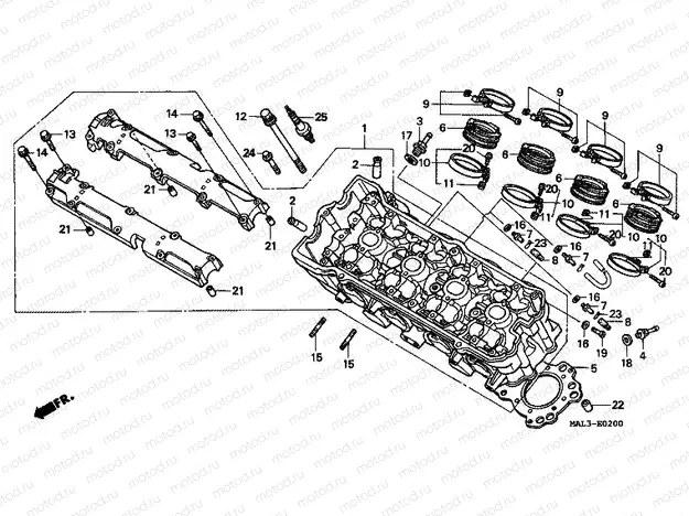 E-2 CYLINDER HEAD