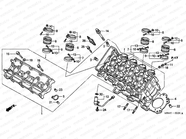 E-2 CYLINDER HEAD