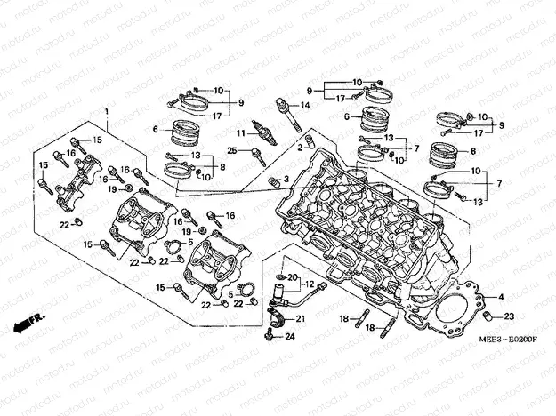 E-2 CYLINDER HEAD