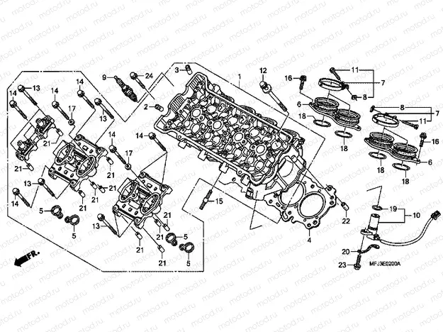 E-2 CYLINDER HEAD
