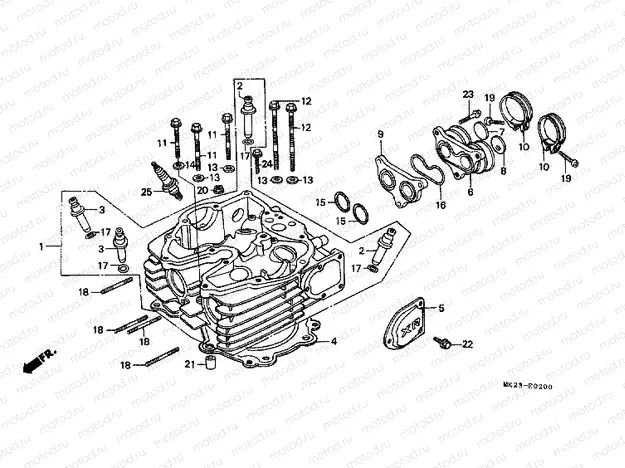 E-2 CYLINDER HEAD