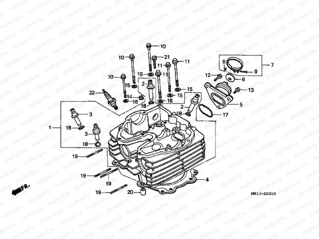 E-2 CYLINDER HEAD