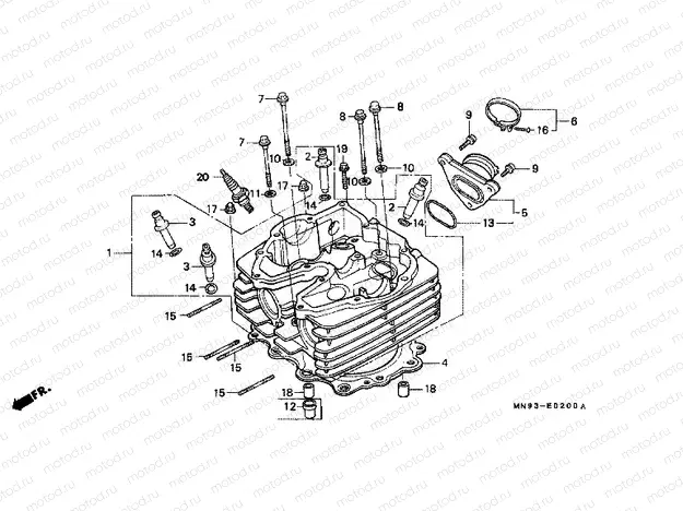 E-2 CYLINDER HEAD