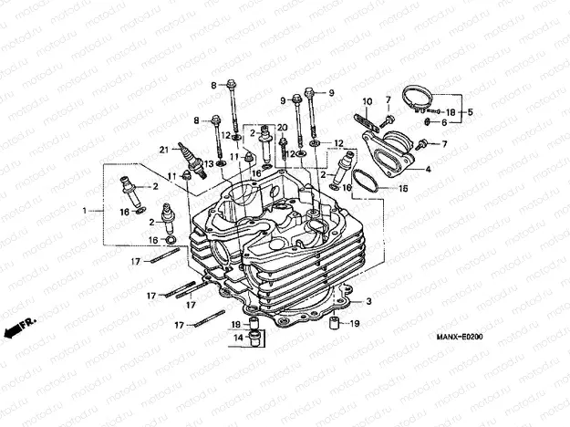 E-2 CYLINDER HEAD
