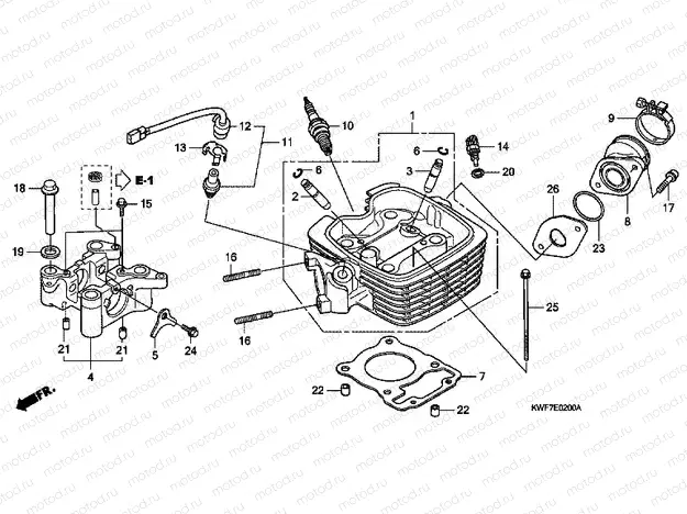 E-2 CYLINDER HEAD