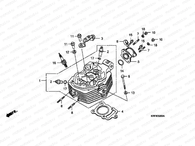 E-2 CYLINDER HEAD