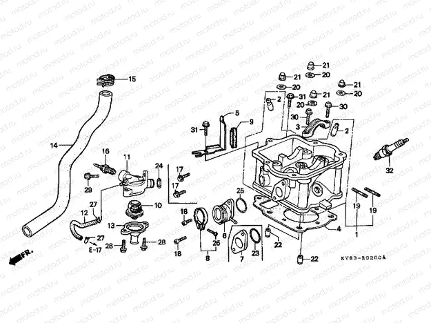 E-2 CYLINDER HEAD