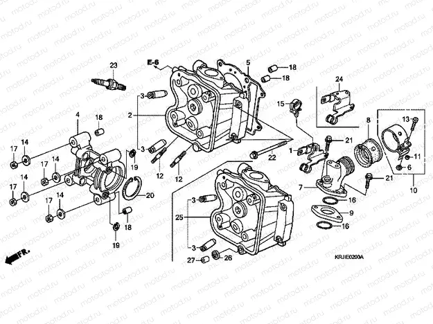 E-2 CYLINDER HEAD