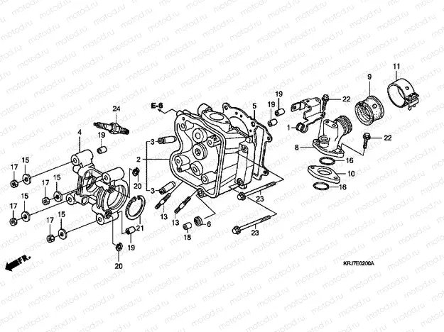 E-2 CYLINDER HEAD
