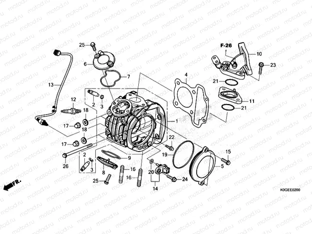 E-2 CYLINDER HEAD