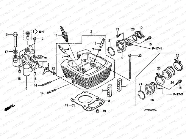 E-2 CYLINDER HEAD
