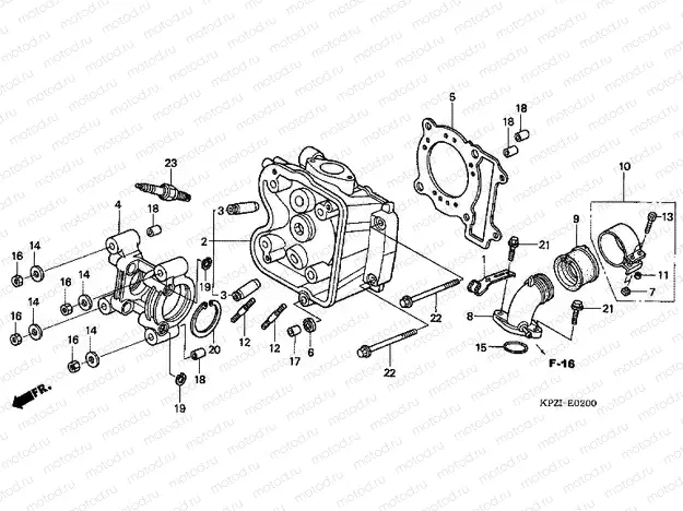 E-2 CYLINDER HEAD