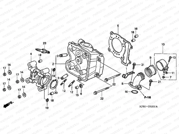E-2 CYLINDER HEAD