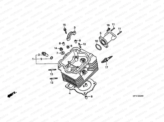 E-2 CYLINDER HEAD