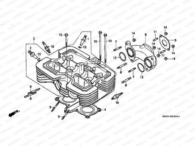 E-2 CYLINDER HEAD