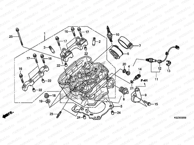 E-2 CYLINDER HEAD