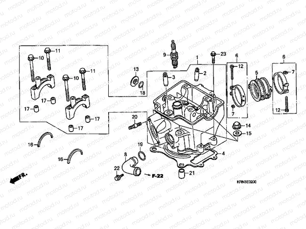 E-2 CYLINDER HEAD