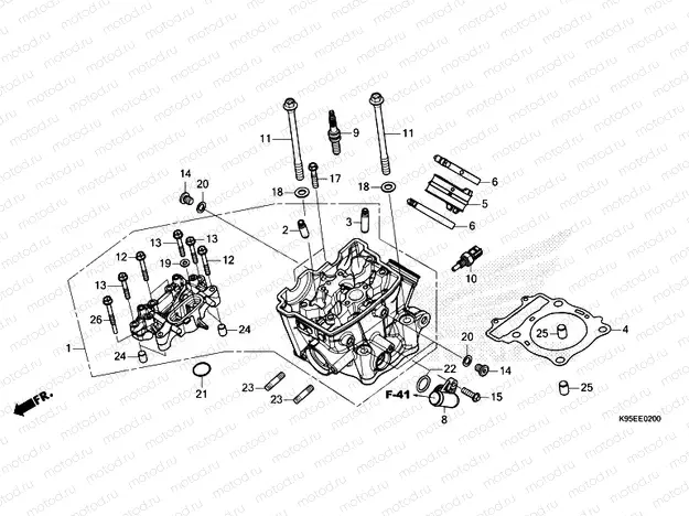 E-2 CYLINDER HEAD