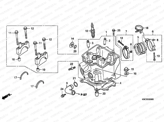 E-2 CYLINDER HEAD