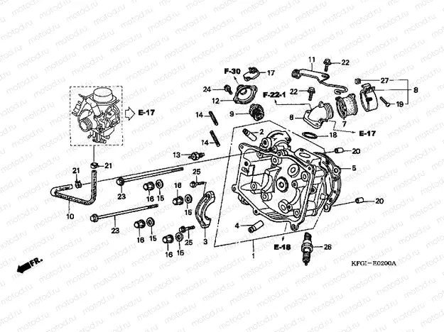 E-2 CYLINDER HEAD