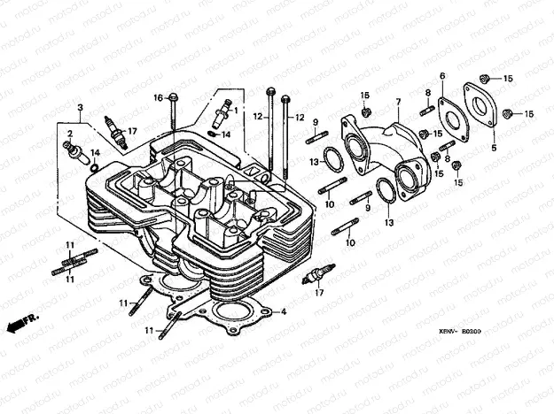 E-2 CYLINDER HEAD