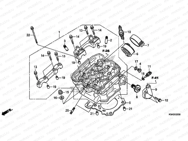E-2 CYLINDER HEAD