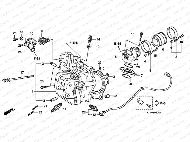 E-2 CYLINDER HEAD