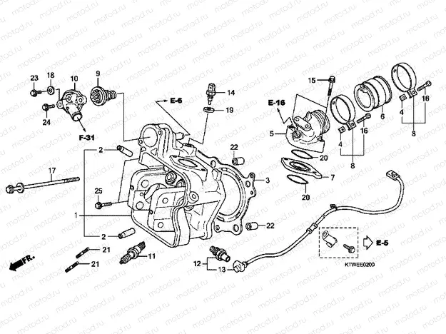 E-2 CYLINDER HEAD