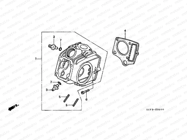 E-2 CYLINDER HEAD
