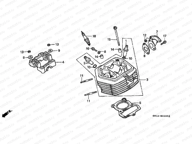 E-2 CYLINDER HEAD