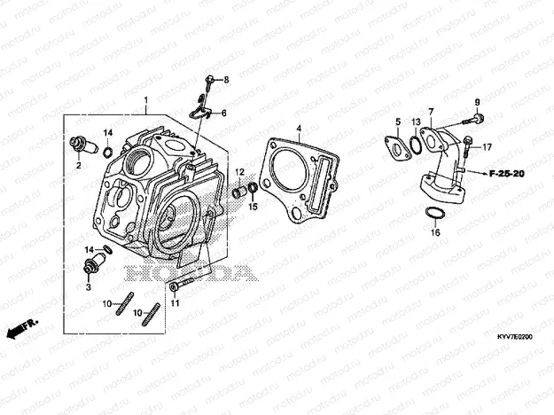 E-2 CYLINDER HEAD