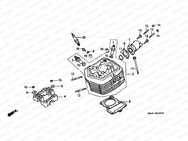 E-2 CYLINDER HEAD