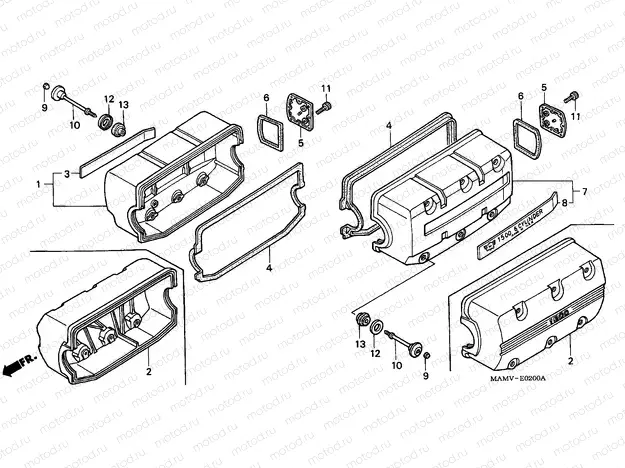E-2 CYLINDER HEAD COVER