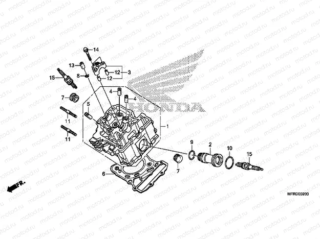 E-2 FRONT CYLINDER HEAD