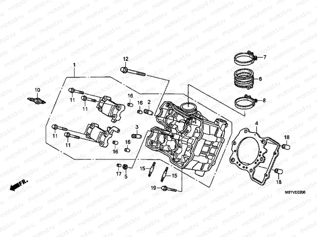 E-2 FRONT CYLINDER HEAD