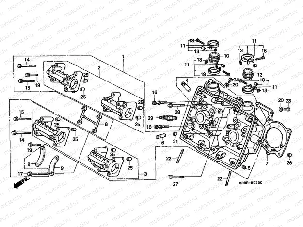 E-2 FRONT CYLINDER HEAD