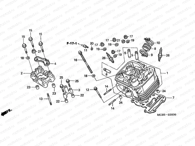 E-2 FRONT CYLINDER HEAD