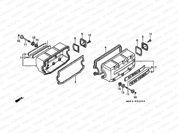 E-2 VALVE COVER