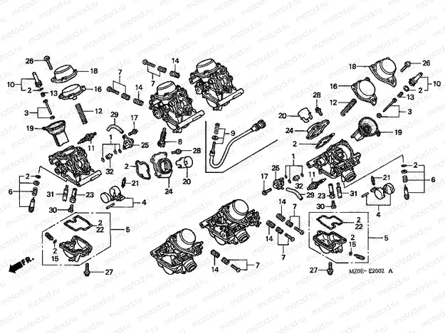 E-20-2 CARBURETOR (PARTS)