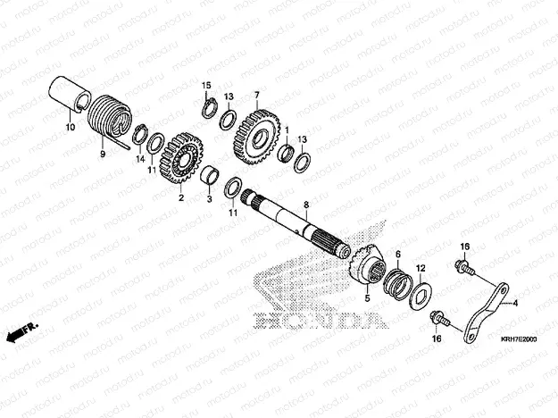 E-20 DRIVE SHAFT AXLE