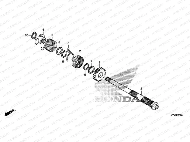 E-20 DRIVE SHAFT AXLE
