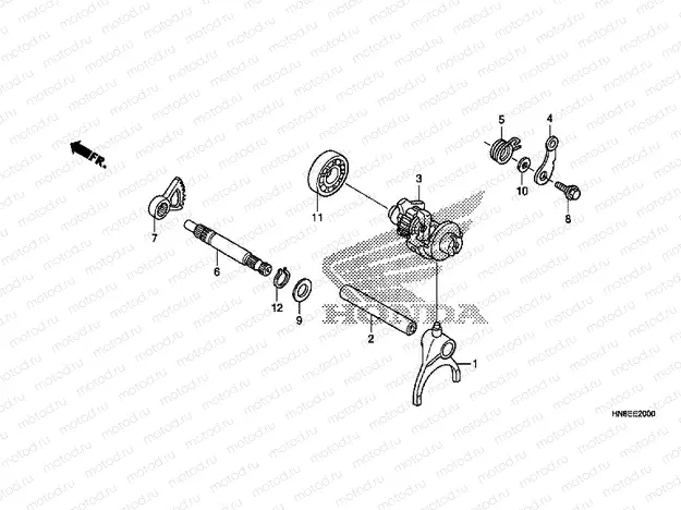 E-20 GEARSHIFT FORK