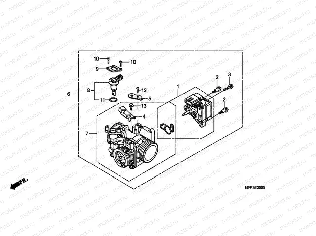E-20 THROTTLE HOUSING