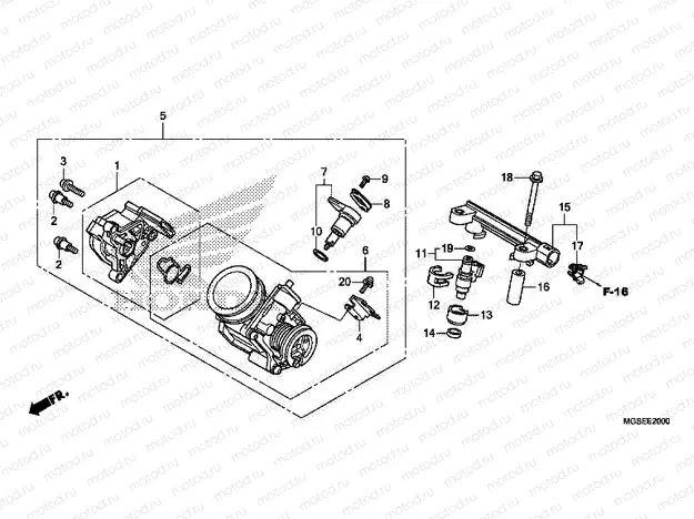 E-20 THROTTLE HOUSING