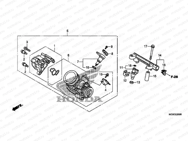 E-20 THROTTLE HOUSING