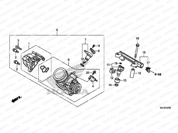 E-20 THROTTLE HOUSING